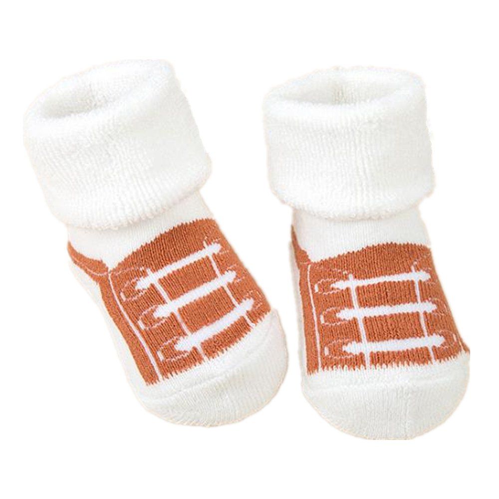 brown infant socks