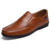 Chaussures en cuir de haute qualité pour hommes - Brun Légère EU 42