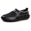 Chaussures décontractées en maille respirante en maille pour hommes - Noir Graphite EU 38