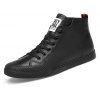 Chaussures d'hiver Bottes pour hommes Chaussures en cuir - Noir EU 40