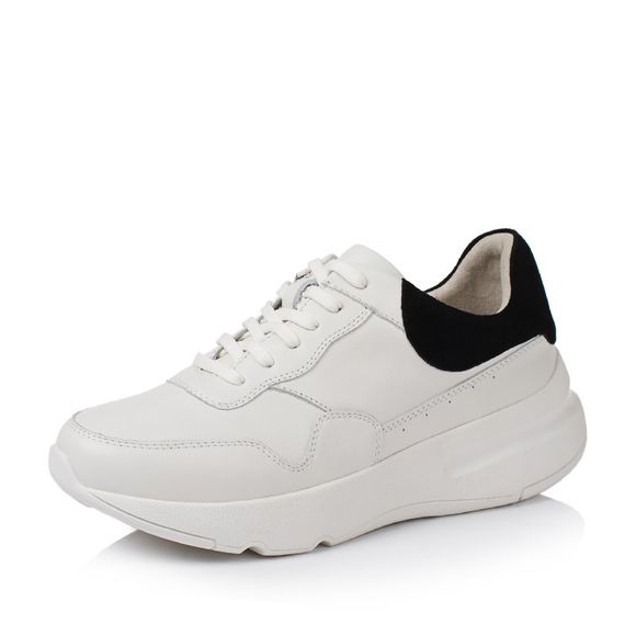 Louise et Cie Chaussures de sport pour dames, chaussures de ville simples à la mode - Blanc EU 36