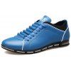 Big Yards Chaussures pour hommes Chaussures de ville pour hommes Chaussures à lacets Loisirs 38-50 verges - Bleu EU 42