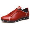 Big Yards Chaussures pour hommes Chaussures de ville pour hommes Chaussures à lacets Loisirs 38-50 verges - Rouge EU 41