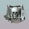 Halloween squelette horreur mis en place une salle squelette squelette humain squelette - Blanc Froid 