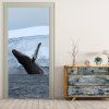 MailingArt 3D HD Impression Sur Toile Autocollant Mural Mural Décor À La Maison Baleine - multicolor 38.5 X 200CM