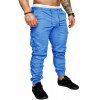 Pantalons sport élastiques décontractés Pantalons pour hommes - Bleu Ciel 3XL