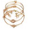 Bracelets d'Infinity Vintage Bracelets Pour Femmes 4Pcs / Set - Safran 