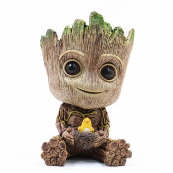  Tree Man Flower Pot Desk Ornament Doll Model Toy.   