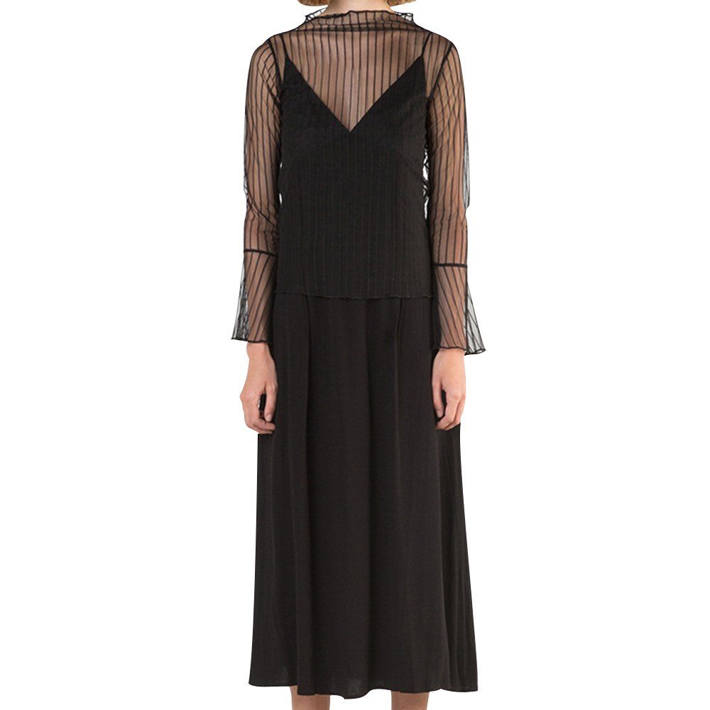 

Backless Lazy Sling Dress, Black