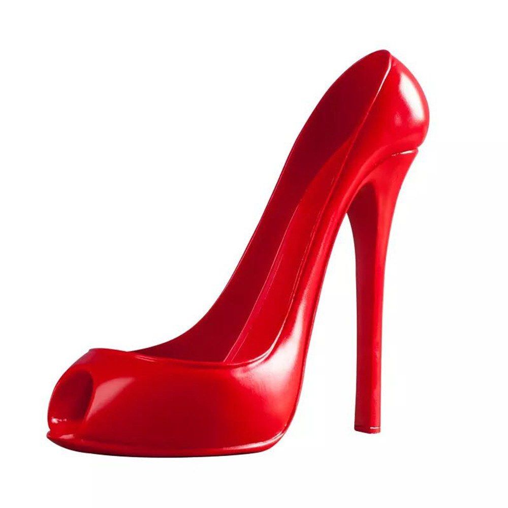

Creative High Shoes red Wine Rack