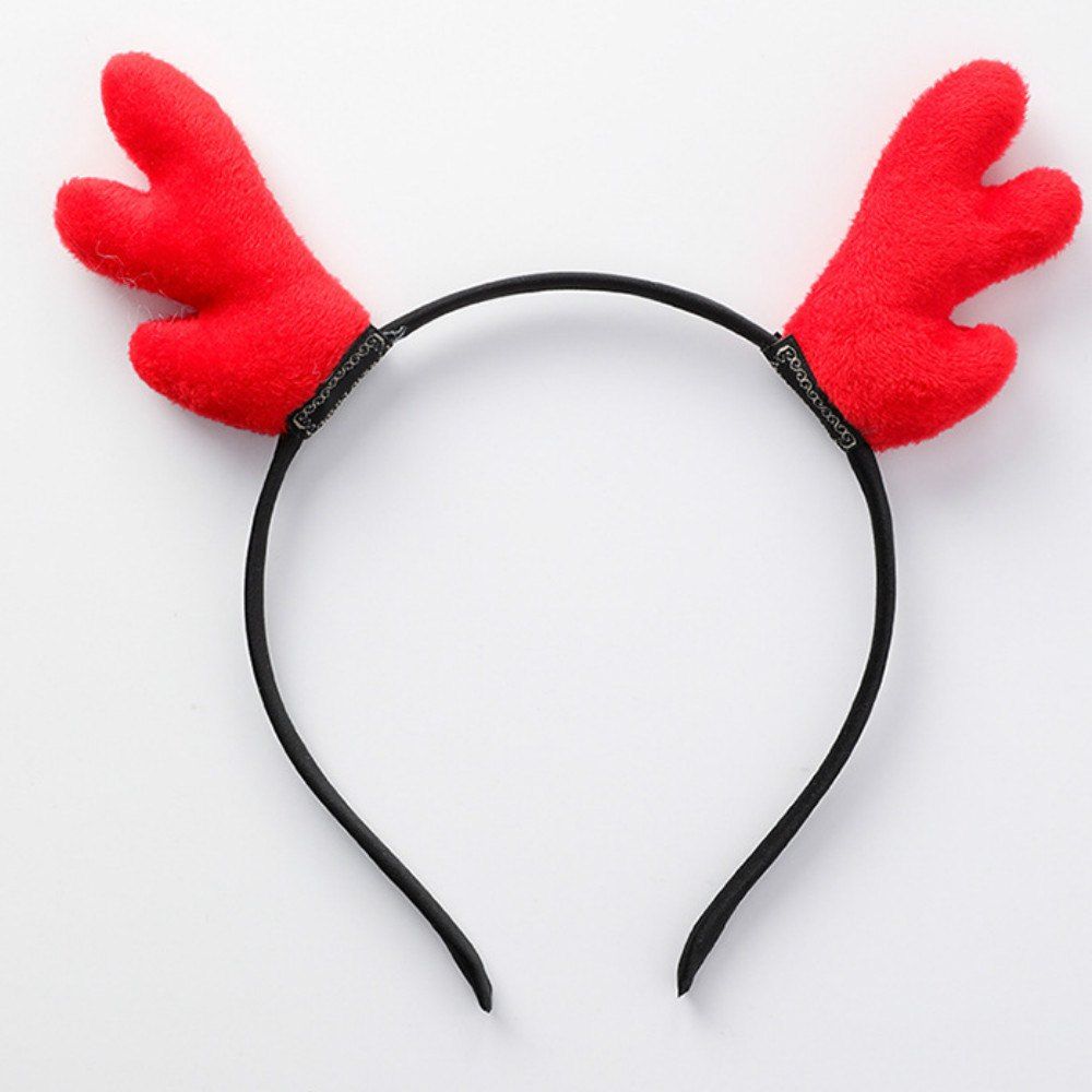 

Antler Hair Hoop Headband Christmas Costume Party Decoration, Red
