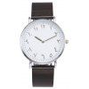 Mode arabe numérique montre bracelet - Blanc REGULAR