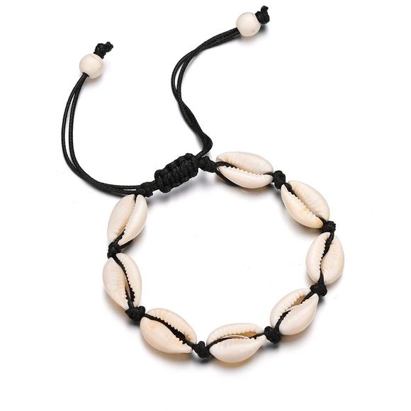 Bracelet à la mode pour femme, design ajustable, accessoire de bracelet - Noir Profond 