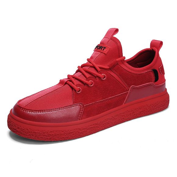 Chaussures de sport anti-dérapantes et résistantes à l'usure, chaussures de sport de taille supplémentaire - Rouge EU 41