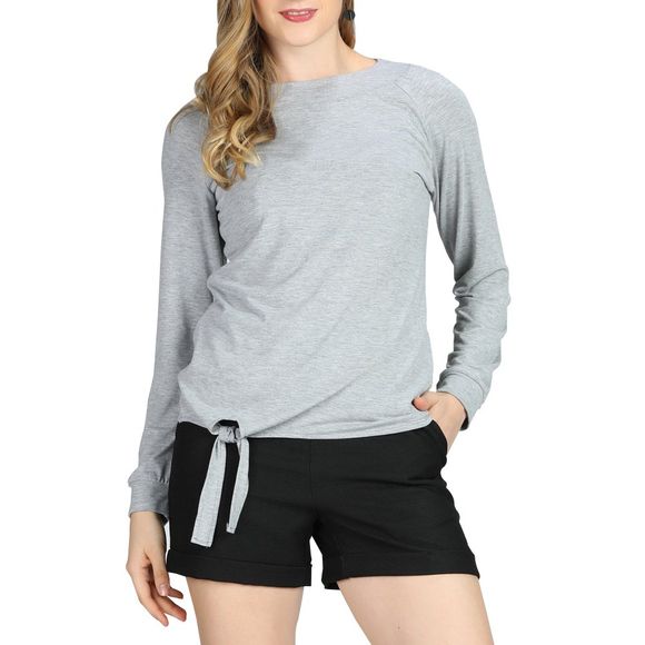 SBETRO Basic Shirt pour femmes - Oie grise 2XL