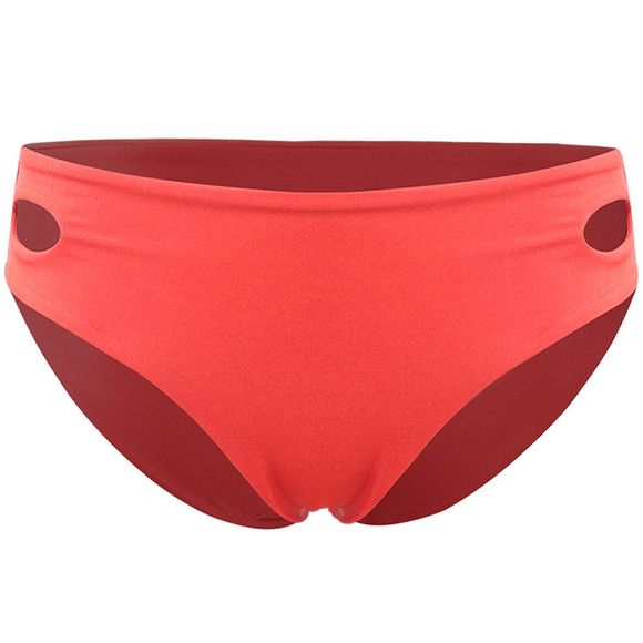 MISSOMO Pantalon Bikini Évidé Rouge - Rouge Haricot XL