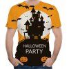 3D Fashion Halloween Print Mens Short Sleeve T-shirt - multicolor C 6XL