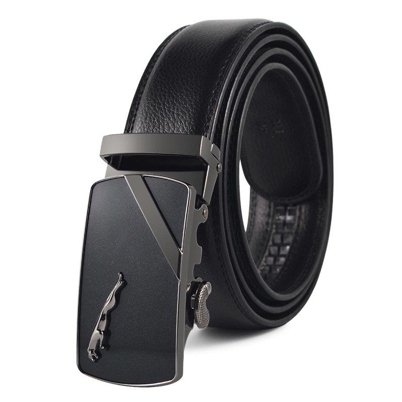 

Men's Belt All Matched Business Alloy Buckle Belt Accessory, Black