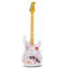 Torero Guitare Electrique Single Shake ST Jeu de Guitare Electronique Professionnelle - Blanc de Crème 
