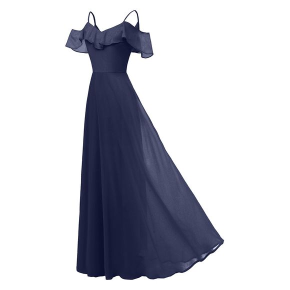 Robe demoiselle d'honneur - Bleu Foncé Toile de Jean XL