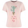 HAODUOYI T-shirt Léger Femme Cool et Copieux Étudiant Rose - Rose S
