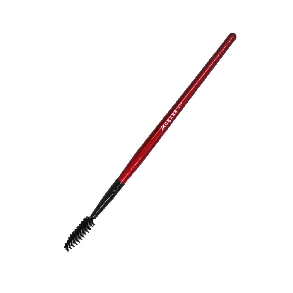 

MEGAGA Professional Tools Makeup Brush Spiral Eyelash Brush Mahogany Pen, Cherry red