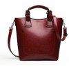 Nouveau sac à main de sac à main de sac à main de concepteur de femmes de cuir d'unité centrale de cuir d'épaule moi - Rouge 