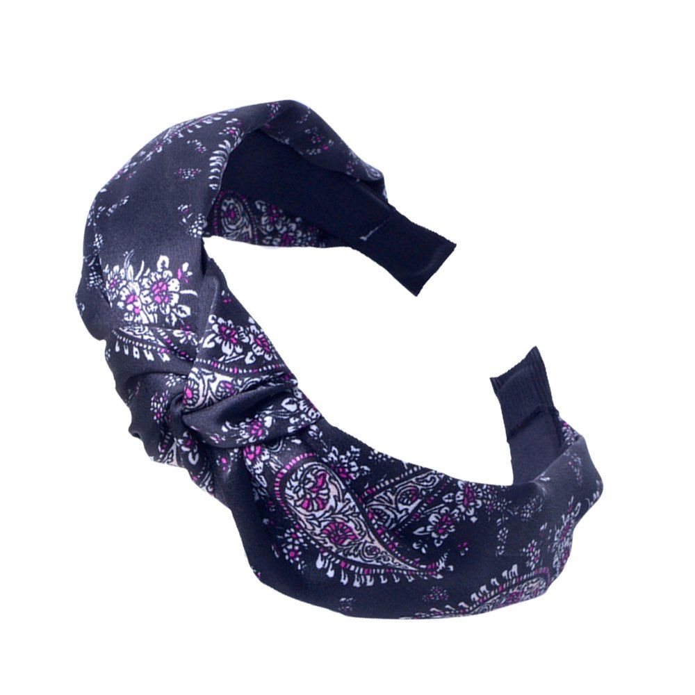 

FashionVintage Flower Headband, Black