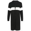 HAODUOYI Mode pour les femmes et robe à manches longues à capuche lâche Noir - Noir S