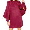 HAODUOYI Robe Halter sans manches à la mode pour femmes, rouge - Rouge Vineux XL