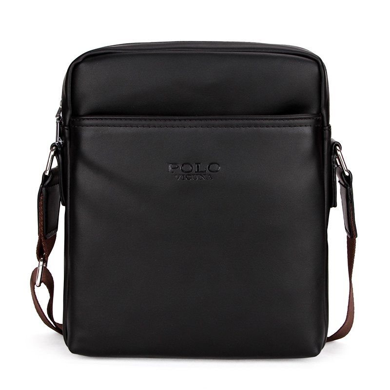 

VICUNAPOLO Men'S Leisure Business Single Shoulder Bag V8816, Black
