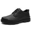 Chaussures de travail pour hommes en cuir - Noir EU 39