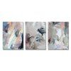 DYC 3PCS Abstraite Peinture Impression Texture Art - multicolor 