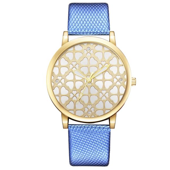 XR2987 montre d'affaires à quartz unisexe montre de tempérament sauvage décontractée - Bleu Ciel 