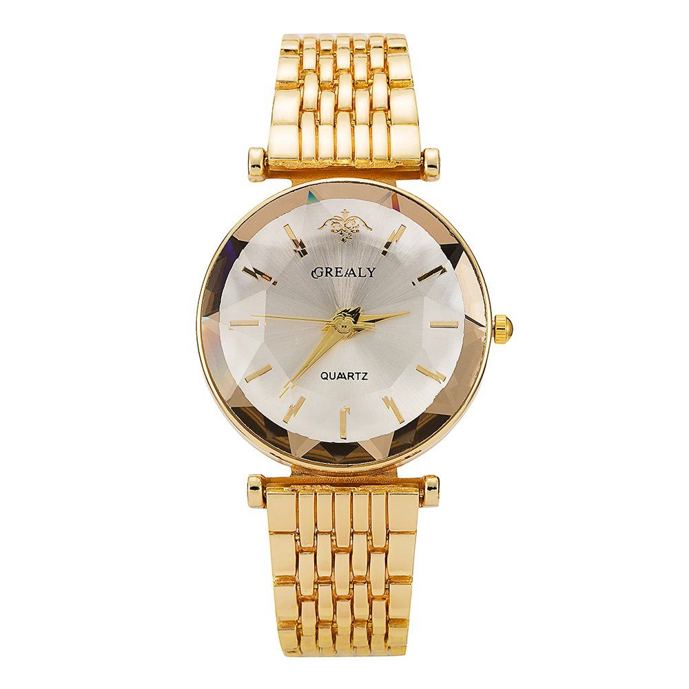 [17 OFF] 2021 Grealy Ladies Steel Bband Watches Many Color Prismatic