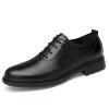 Chaussures en cuir d'affaires Chaussures en cuir pour hommes à l'intérieur d'une peau de porc - Noir EU 45