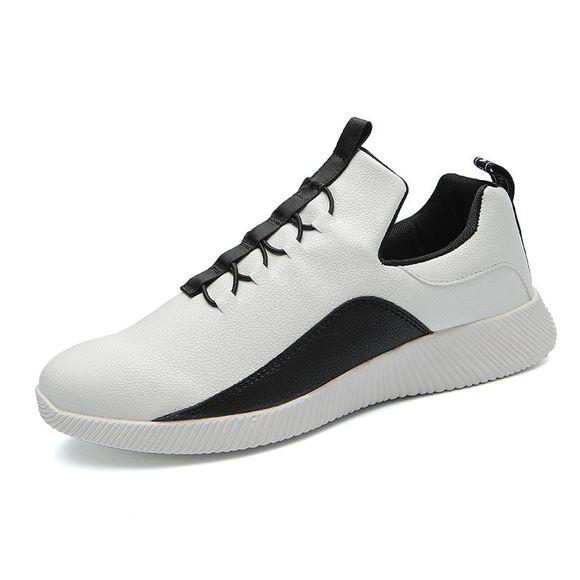 Chaussures de course pour hommes, chaussures de sport douces et confortables - Blanc EU 40