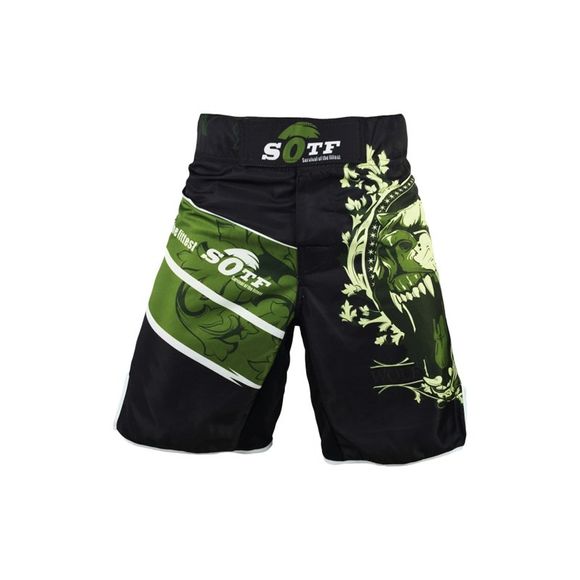 Shorts de MMA Pantalon d'entraînement au combat complet UFC Boxe Gymnase de boxe thaï - Vert Thé M