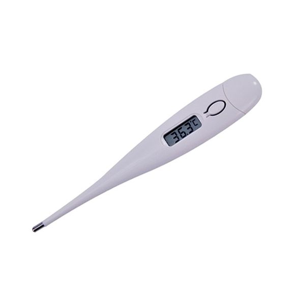 Thermomètre ABS pour enfants et adultes, composant électronique - Blanc 