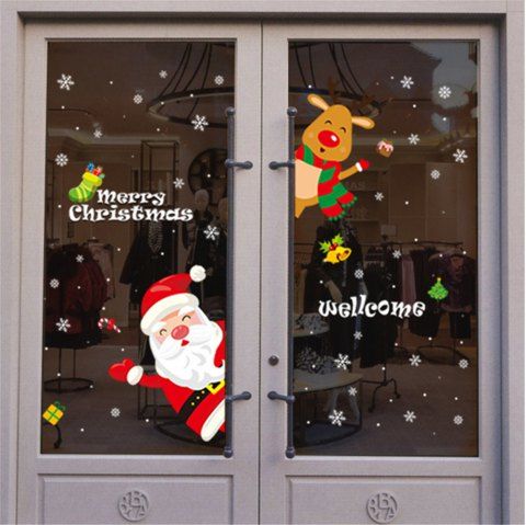 2019 wall stickers christmas removable wall sticker adornment wall