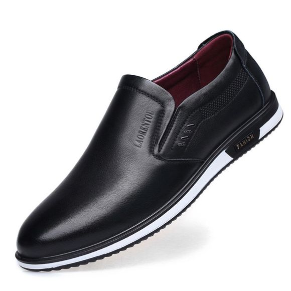 Chaussures Lazy pour la jeunesse, chaussures de sport Slip-On Comfort Trend - Noir EU 42
