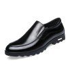Chaussures de sport pour hommes Chaussures de printemps pour hommes Chaussures en cuir pour hommes Chaussures de sport pour hommes en cuir Sho - Noir EU 39