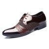 Nouveaux modèles de chaussures pour hommes avec taille supplémentaire - Brun EU 45