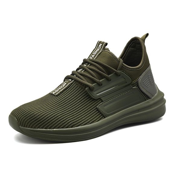 Hommes Bottes Mode Chaussures Respirantes Douces et Confortables - Vert Armée EU 44