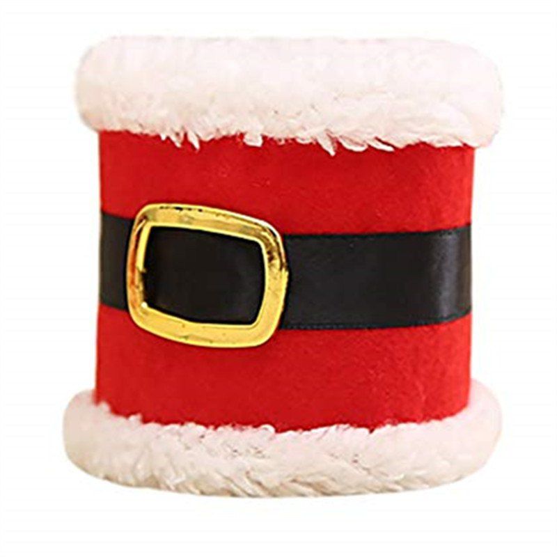 [41% OFF] 2020 Santa Claus Shaped Belt Buckle Christmas Napkin ...