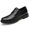 Chaussures pour hommes d'affaires à fond mou - Noir EU 44