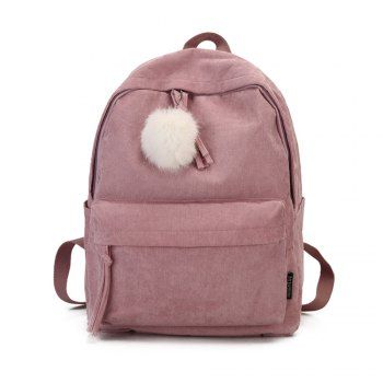 [41% OFF] 2023 Fashion Corduroy Women'S Backpack College Student Bag ...