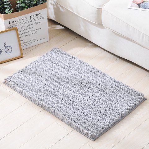 Chenille Tapis De Laine épaisse Salle De Bains Absorbant Tapis Antidérapants