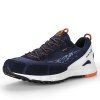 Chaussures de course pour homme HUMTTO - Chaussures de jogging à lacets en cuir respirant - Bleu EU 41