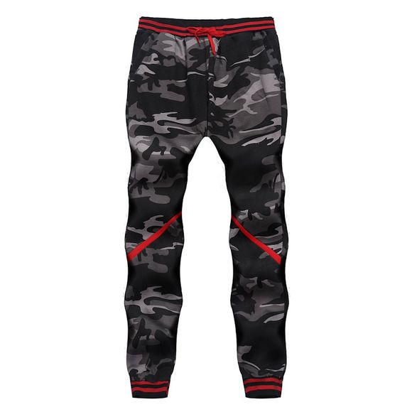 Pantalons pour hommes Pantalons de camouflage Pantalon de sport basique - Gris M